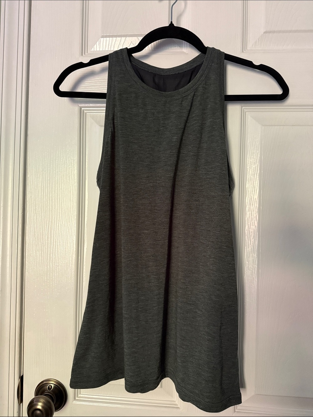 Women's Sleeveless Tank Top - Dark Heather Green